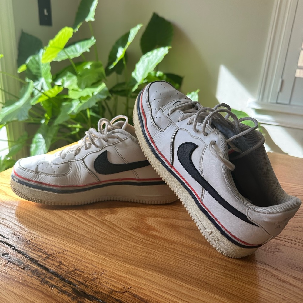 2020 Nike Air Force 1 Low USA Sporty Ribbon CJ1377 100